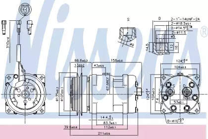 Компрессор NISSENS 89220