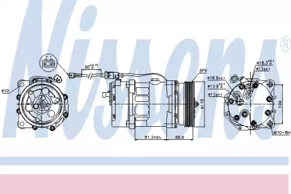 Компрессор NISSENS 89224