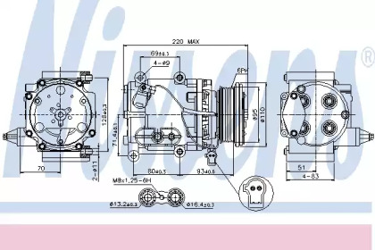 Компрессор NISSENS 89228