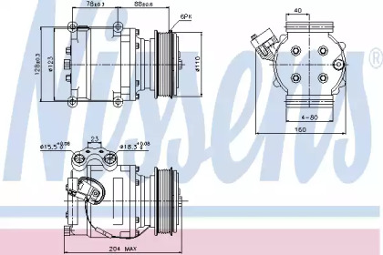 Компрессор NISSENS 89230