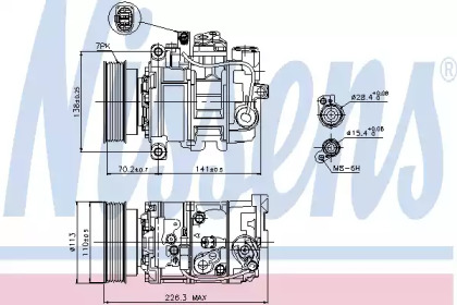 Компрессор NISSENS 89237