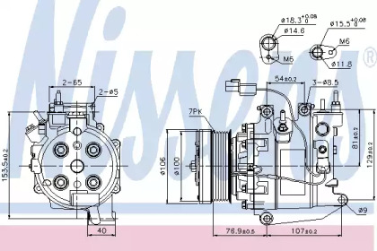 Компрессор NISSENS 89246