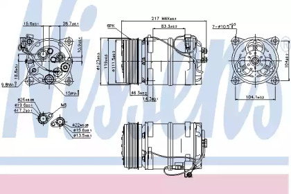 Компрессор NISSENS 89249