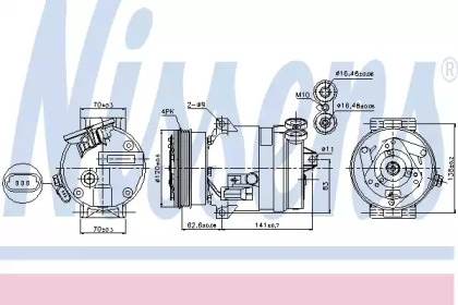 Компрессор NISSENS 89258