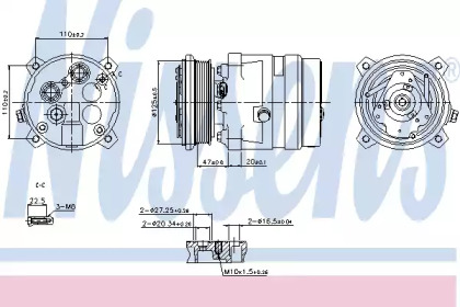 Компрессор NISSENS 89259