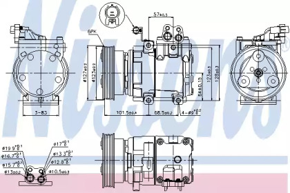 Компрессор NISSENS 89262