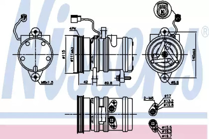 Компрессор NISSENS 89272