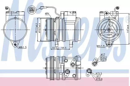 Компрессор NISSENS 89275