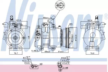 Компрессор NISSENS 89279