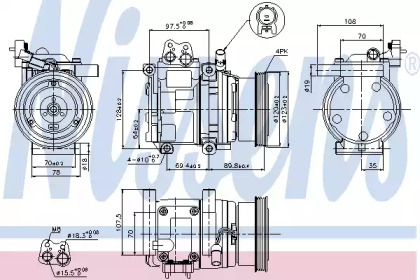 Компрессор NISSENS 89290