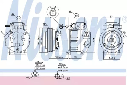 Компрессор NISSENS 89293