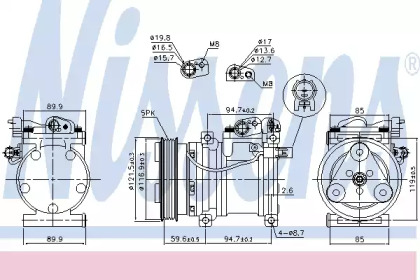 Компрессор NISSENS 89294