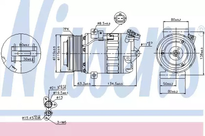 Компрессор NISSENS 89313