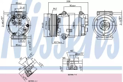 Компрессор NISSENS 89323