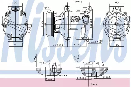 Компрессор NISSENS 89324