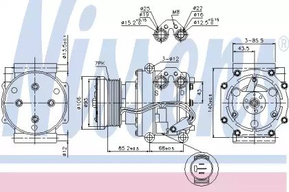 Компрессор NISSENS 89331