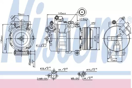 Компрессор NISSENS 89341