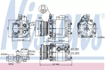 Компрессор NISSENS 89354