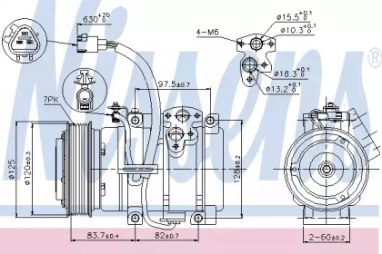 Компрессор NISSENS 89376