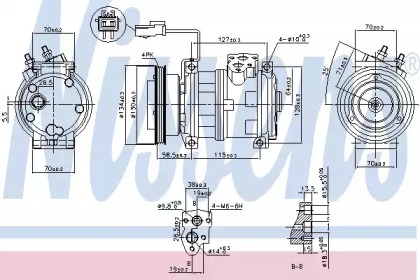 Компрессор NISSENS 89382