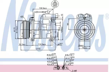 Компрессор NISSENS 89413