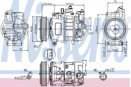 Компрессор NISSENS 89415