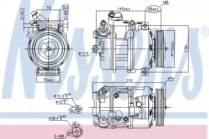 Компрессор NISSENS 89417