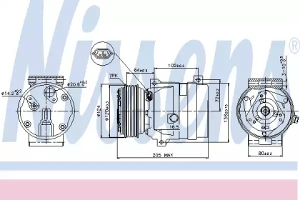 Компрессор NISSENS 89435