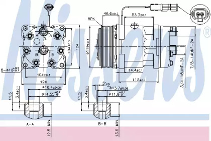 Компрессор NISSENS 89459