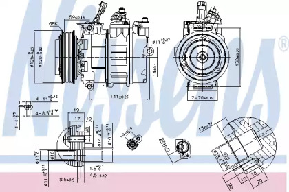 Компрессор NISSENS 89488