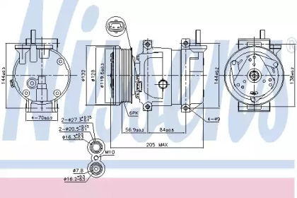 Компрессор NISSENS 89492