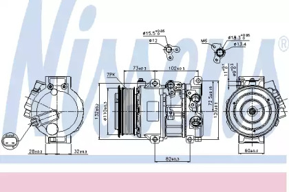 Компрессор NISSENS 89516