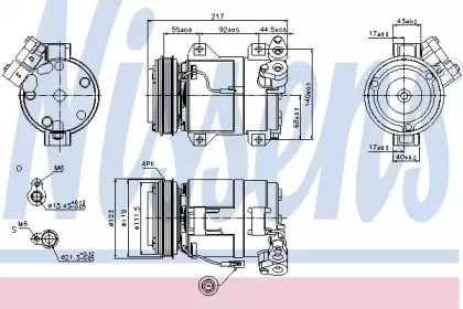 Компрессор NISSENS 89519