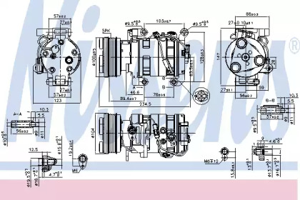 Компрессор NISSENS 89550