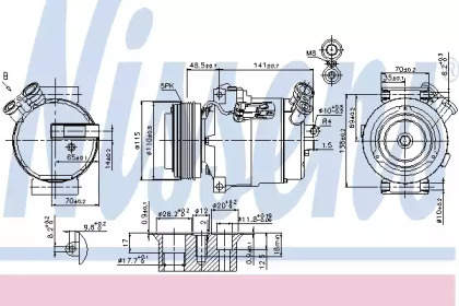 Компрессор NISSENS 89592