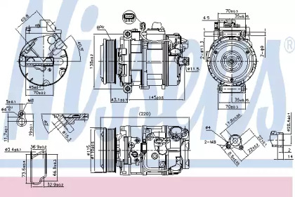 Компрессор NISSENS 89599