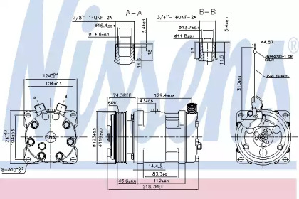 Компрессор NISSENS 89718