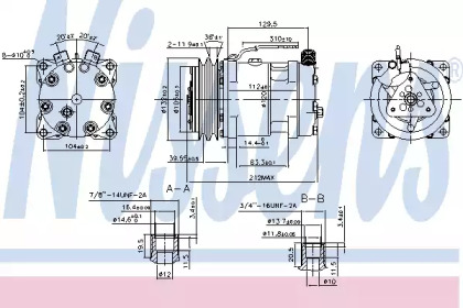 Компрессор NISSENS 89813