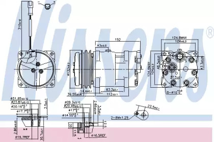 Компрессор NISSENS 89819