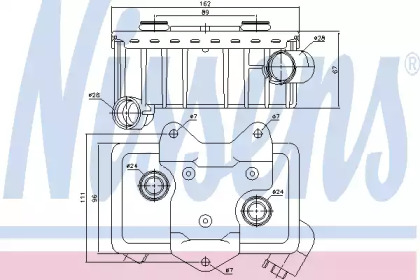 Теплообменник NISSENS 90582