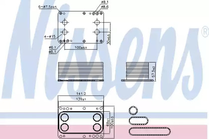 Теплообменник NISSENS 90921