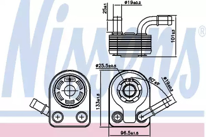 Теплообменник NISSENS 90972