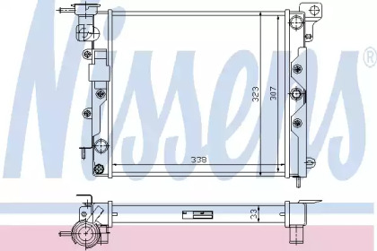 Теплообменник NISSENS 61600