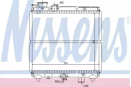 Теплообменник NISSENS 61810