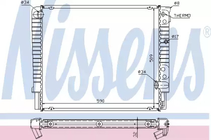 Теплообменник NISSENS 65508A