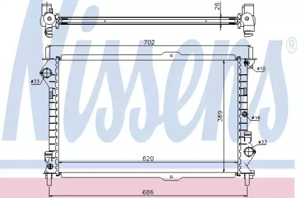 Теплообменник NISSENS 62156A