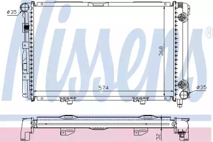 Теплообменник NISSENS 62670A