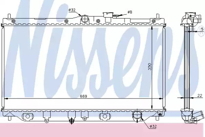 Теплообменник NISSENS 62279A