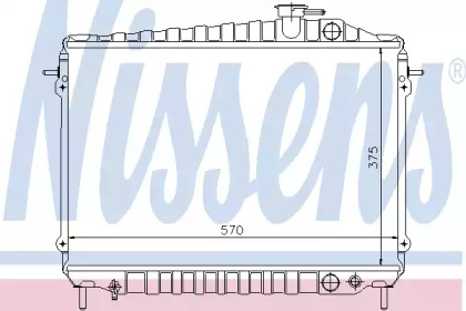 Теплообменник NISSENS 62261