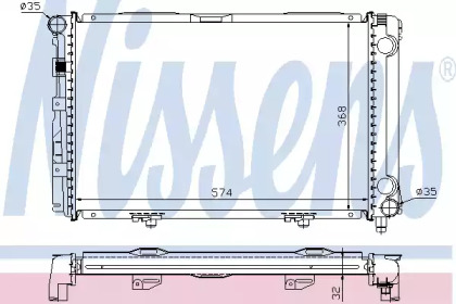 Теплообменник NISSENS 62671A